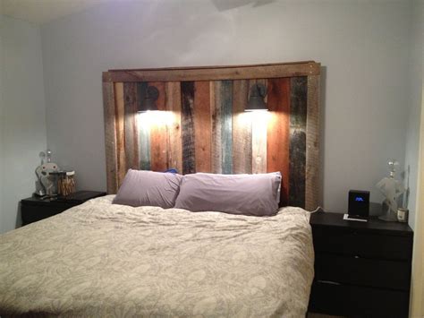 Custom Made Barnwood Headboard Gage Collection Reclaimed Wood Bedroom