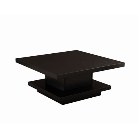 Furniture Of America Carenza Contemporary Wood Square Coffee Table In