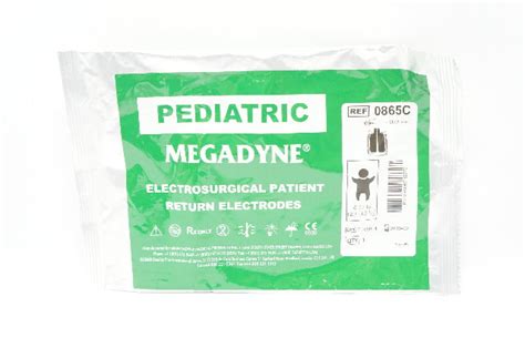 Megadyne 0865c Pediatric Electrosurgical Patient Return Electrodes 6 3