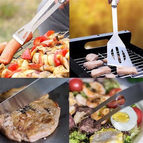 18pcs stainless steel bbq tools set barbecue grilling utensil sale