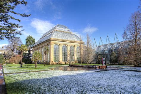 Royal Botanical Gardens Edinburgh Snow