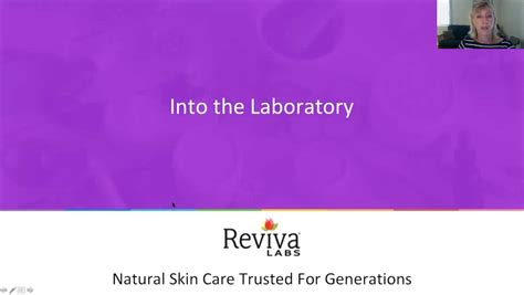 Into The Laboratory Webinar August 18 2021 Reviva Labs