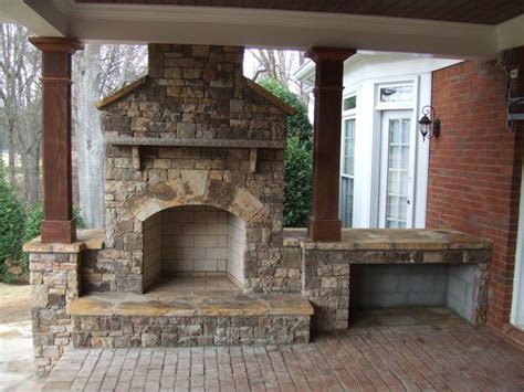 60 Best Outdoor Fireplace Images On Pinterest Dry Stack