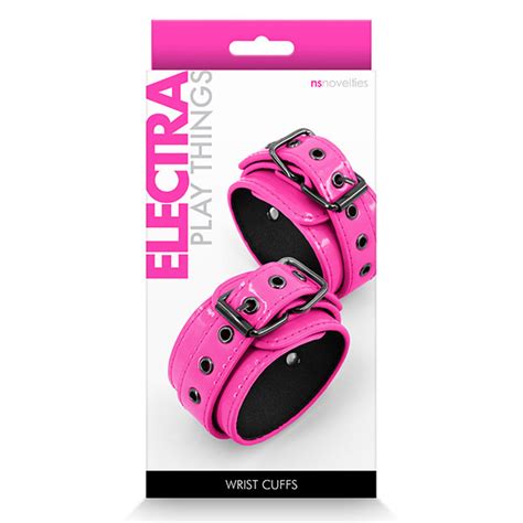 Electra Play Things Ankle Cuffs Neon Pink Janets Closet