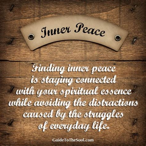 Acquire inner peace and a multitude will find their salvation near you. Finding Inner Peace www.guidetothesoul.com | Inspirational ...