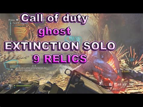 Call Of Duty Ghost Extinction Awakeningsolo 9 Relics Gamplay Youtube