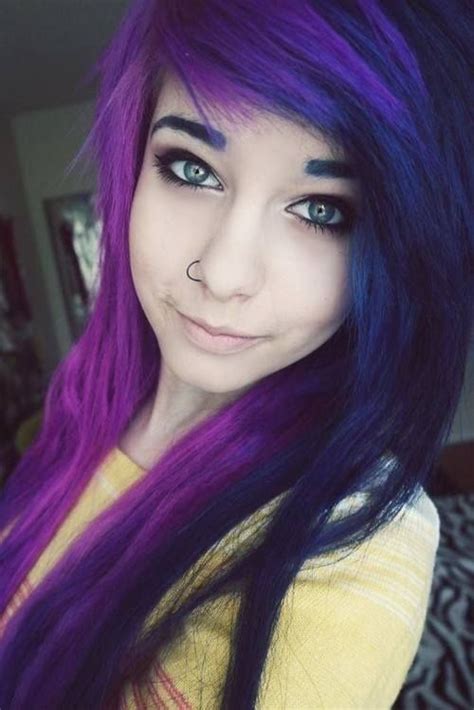 Scene Hair Purple Hair Emo Scene Hair Emo Hair