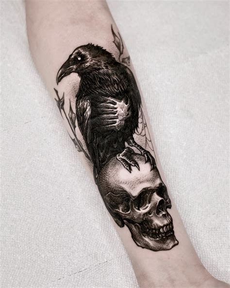 Share 73 Skull Raven Tattoo Vn