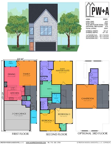 Small Affordable Two Story Home Plan Preston Wood And Associates 2