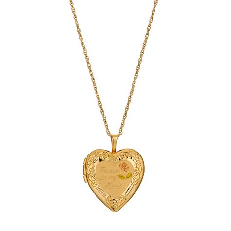 Rolled Gold Forever In My Heart Locket 18 Hsamuel