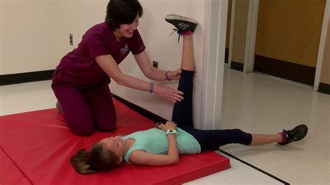 Hamstring Stretching Exercises For People With Cystic Fibrosis Youtube