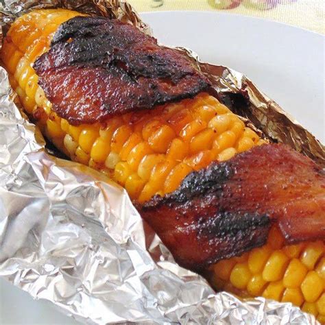 grilled bacon wrapped corn on the cob mamamia recipes