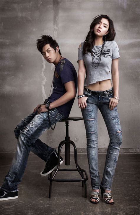 shin se kyung and b2st s doojoon for buckaroo jeans