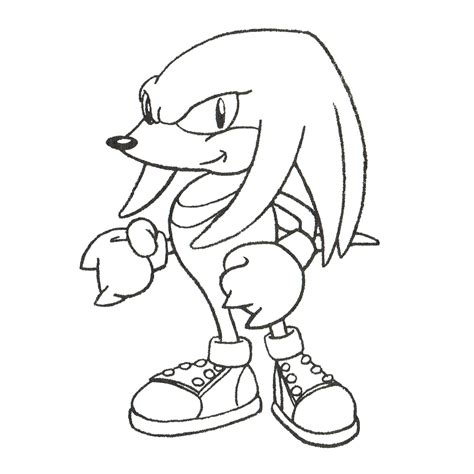 Drawing Knuckles How To Draw Sonic And The Gang Sonic The Hedgeblog