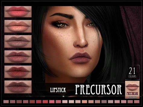 Precursor Lipstick For The Sims 4 Found In Tsr Category Sims 4 Female