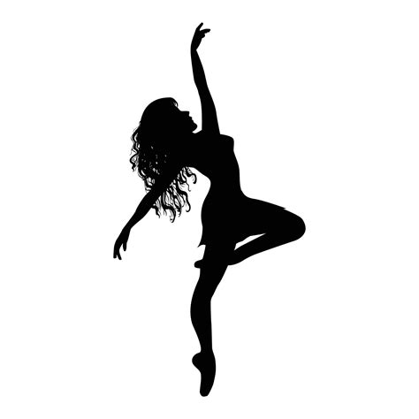 Cute Girl Ballerina Silhouette Graphic 10968804 Vector Art At Vecteezy