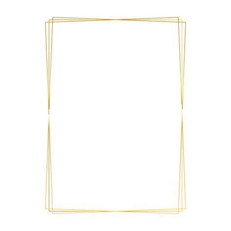 Luxury Golden Floral Rectangle Corner Certificate Page Border Pattern