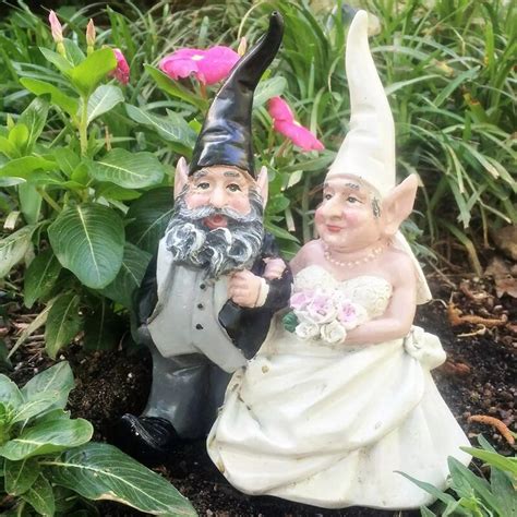 Bride And Groom Wedding Couple Gnome Funny Yard Decoration Etsy