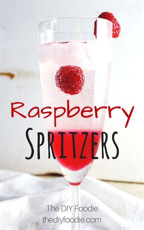 Raspberry Spritzers The Diy Foodie