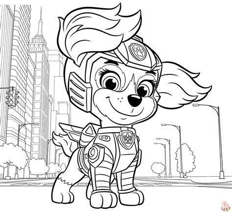 Liberty Paw Patrol Coloring Pages For Kids Coloring Pages