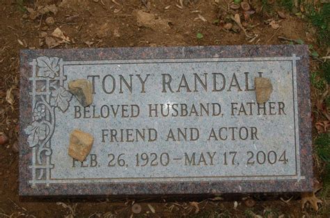 Tony Randall Actor Entertainer Fondly Remembered For His Role Of