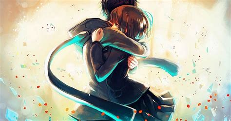 Anime Boy And Girl In Love Wallpaper Gambar Anime