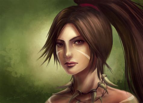 Nidalee Head By Showmeyourmoves On Deviantart