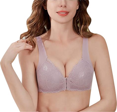 7789 Front Closure Push Up Lift Bra No Wire Support Bras For Women Sexy