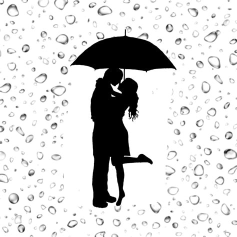 Couple Couplelove Rain Love Sticker By Lucrewpizza123