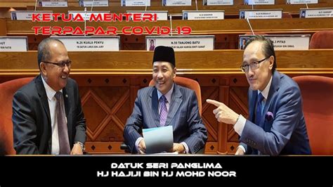 Ketua menteri sabah | datuk hajiji mulakan tugas hari ini ketua menteri sabah, datuk hajiji noor memulakan tugas rasmi. COVID-19:KETUA MENTERI SABAH DALAM RAWATAN - YouTube