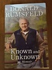 Known and Unknown : A Memoir by Donald Rumsfeld - Hardcover | eBay