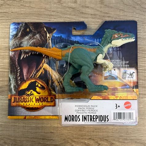 Mattel Toys Mattel Jurassic World Dominion Moros Intrepidus Ferocious Dinosaur Toy Ages 3