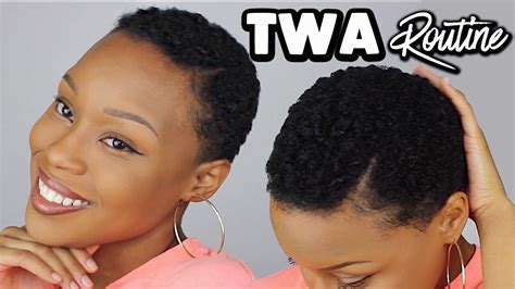 Styling My 4c Twashort Natural Hair Quick And Easy Routine Youtube