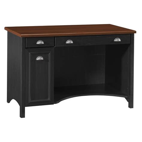 Check spelling or type a new query. Bush Stanford Wood w/Hutch Black Computer Desk