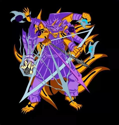 Pin De White Amatarasu Em Naruto Shippuden Kurama Susanoo Madara