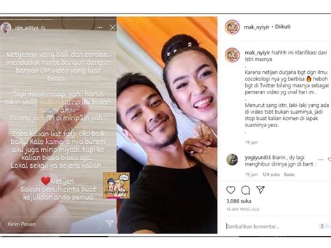 Isu Video Mirip Gisel Seret Nama Adhietya Mukti Istri Klarifikasi Tagar