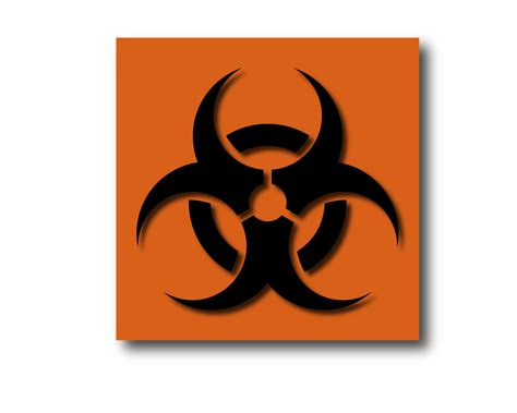 Biohazard Symbol Sign 6″h X 6″w Harvey Signs Inc