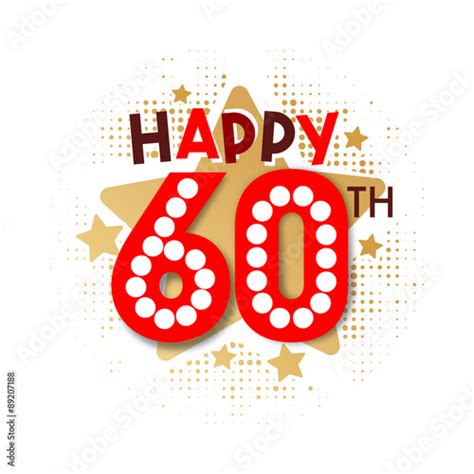 Happy 60th Birthday Svg Svg File Download Free Fonts Good Creative