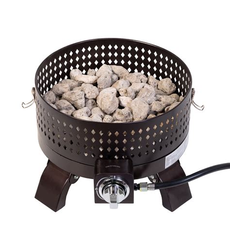 Our propane pit heats up lava rocks to radiate heat, while also dispersing the flame for everyone to enjoy. Sporty Campfire Portable Gas Fire Pit - Walmart Exclusive Item | Well Traveled Living
