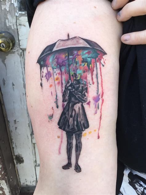 My Umbrella Watercolor Done By Wayan Rata At No Tomorrow Tattoo In