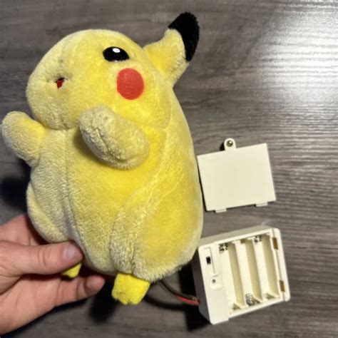 Vintage 1998 Pokemon I Choose You Pikachu Talking 8 Plush Rare Soft