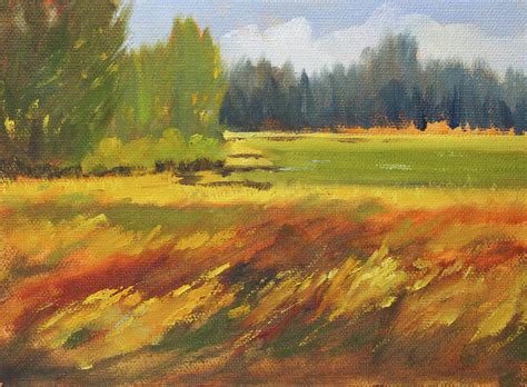 Autumn Grasses Painting By Nancy Merkle Fine Art America