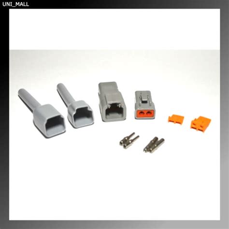 Deutsch Dtp 2 Pin Genuine Connector Kit 12 14awg Solid Contacts W