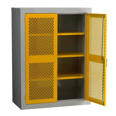 Mesh Door Steel Storage Cabinets Storage N Stuff
