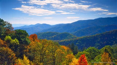 Smoky Mountain Autumn Desktop Wallpapers On Wallpaperdog