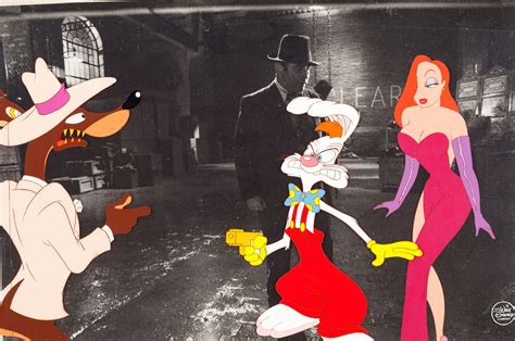 Animation Production Cel For Who Framed Roger Rabbit 1988 Jessica Rabbit Cartoon Jessica