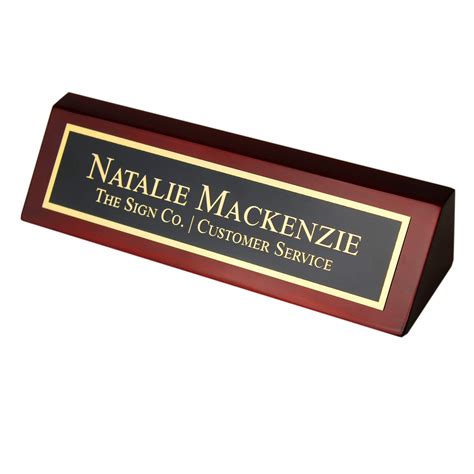 Buy Personalized Office Name Plate For Desk Engraved Business Desk