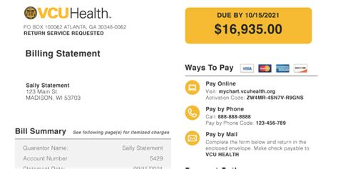 Pay My Bill VCU Health