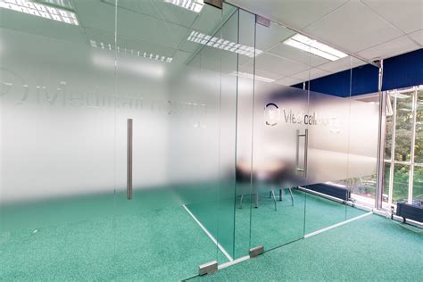 Kova Partitions Frameless Glass Door Installation In London