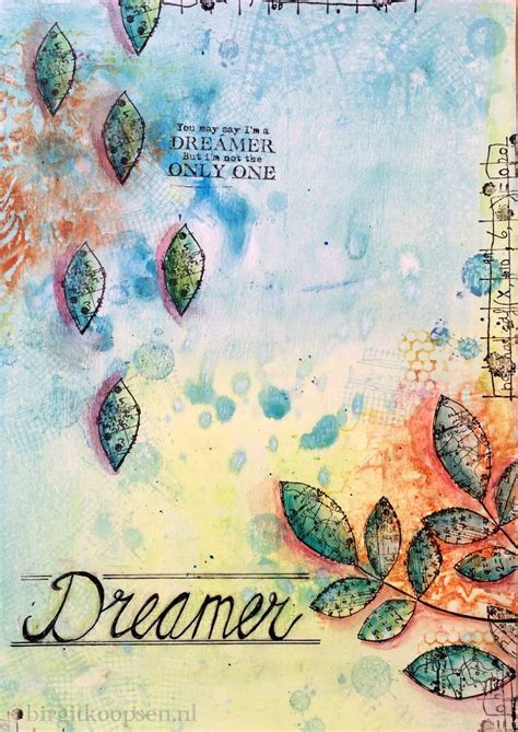 Dreamer Art Journal Par Birgit Koopsen Art Journal Art Journal